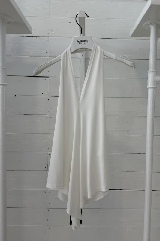Top Halter Drappeggiato